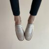 Mules Lupe marfil • a pedido