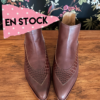 Botin Penélope cuero chocolate