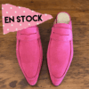 Mules Gregoria reno fucsia