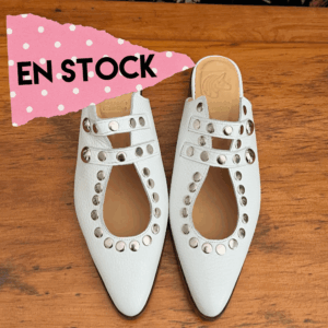 Puntilla Elvira blanco graneado