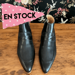 Botín Lia italiano negro