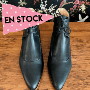 Botín Emi cuero negro