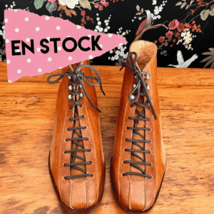 Botín Alfreda curry ratan y reno habano