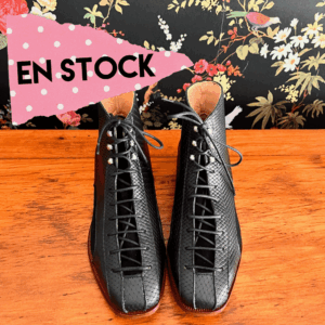 Botín Alfreda escama y reno negro