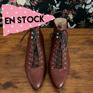 Botín Julia red Brown
