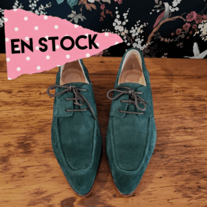 Mocasín Pola en reno Verde