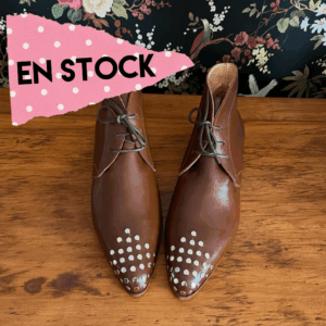 Botin Maria Emiliana en cuero castaño